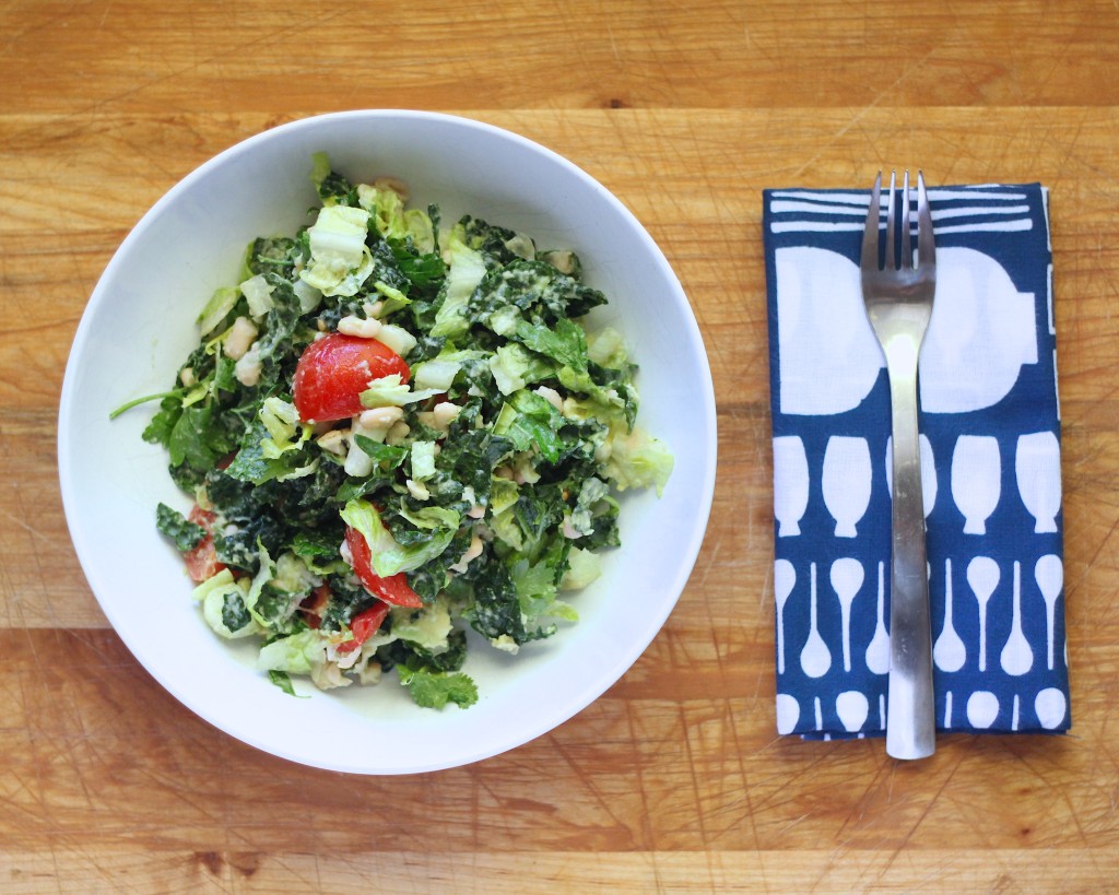 White Bean, Avocado, and Kale Salad Scratch Eats