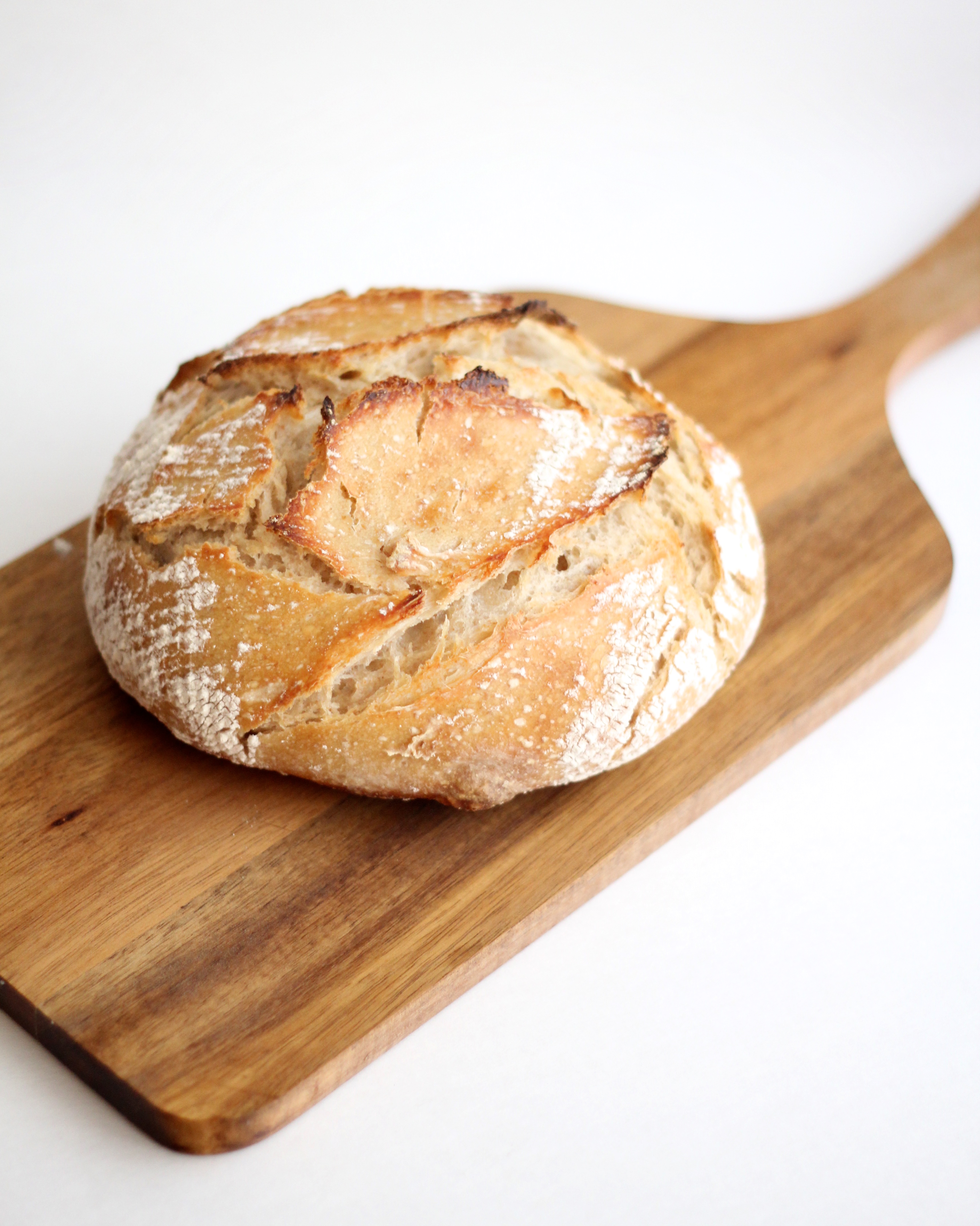 Dutch oven vs baked on a pan (plain white sourdough) : r/Breadit