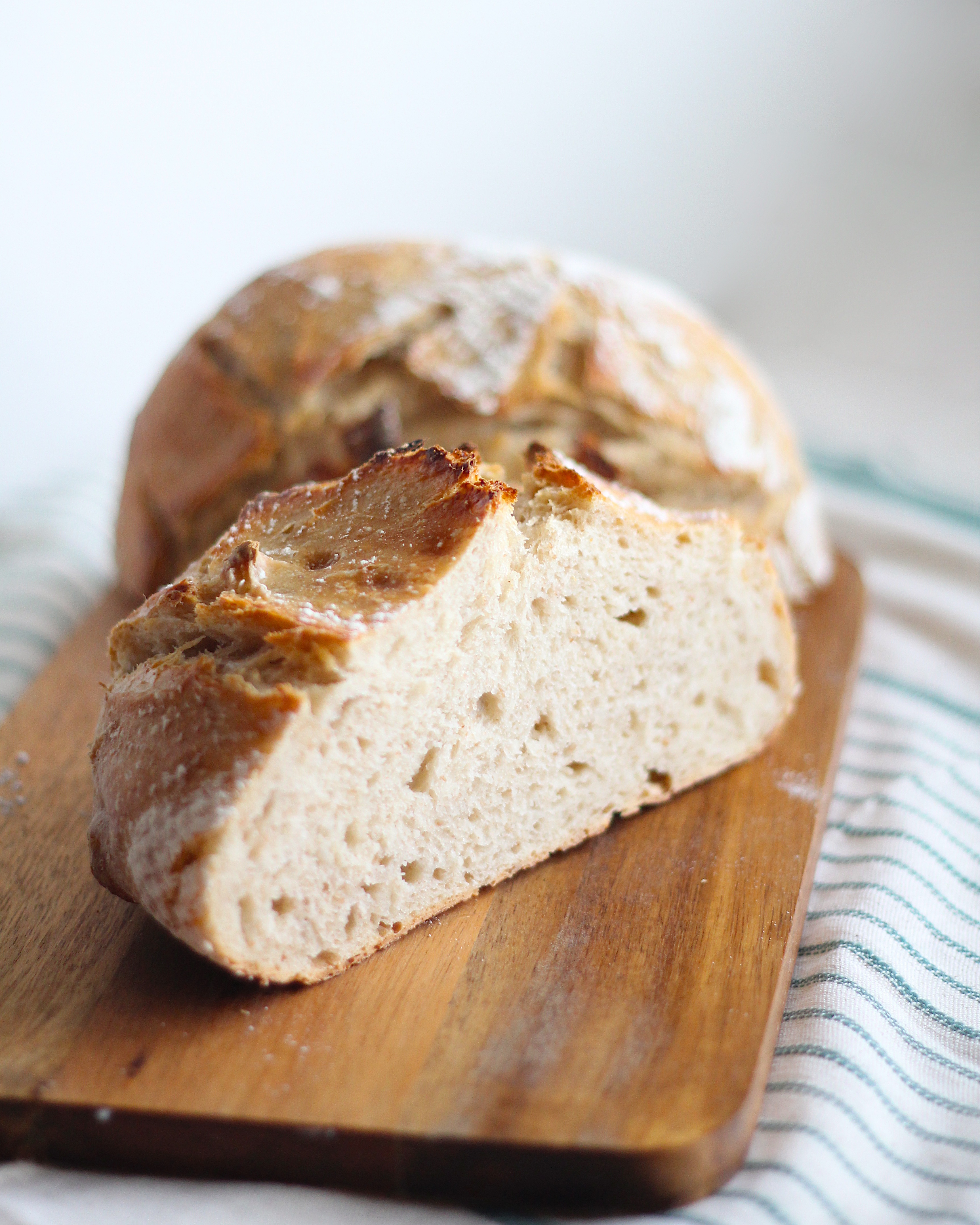 Beginner's Rustic Sourdough Loaf - Scratch Eats