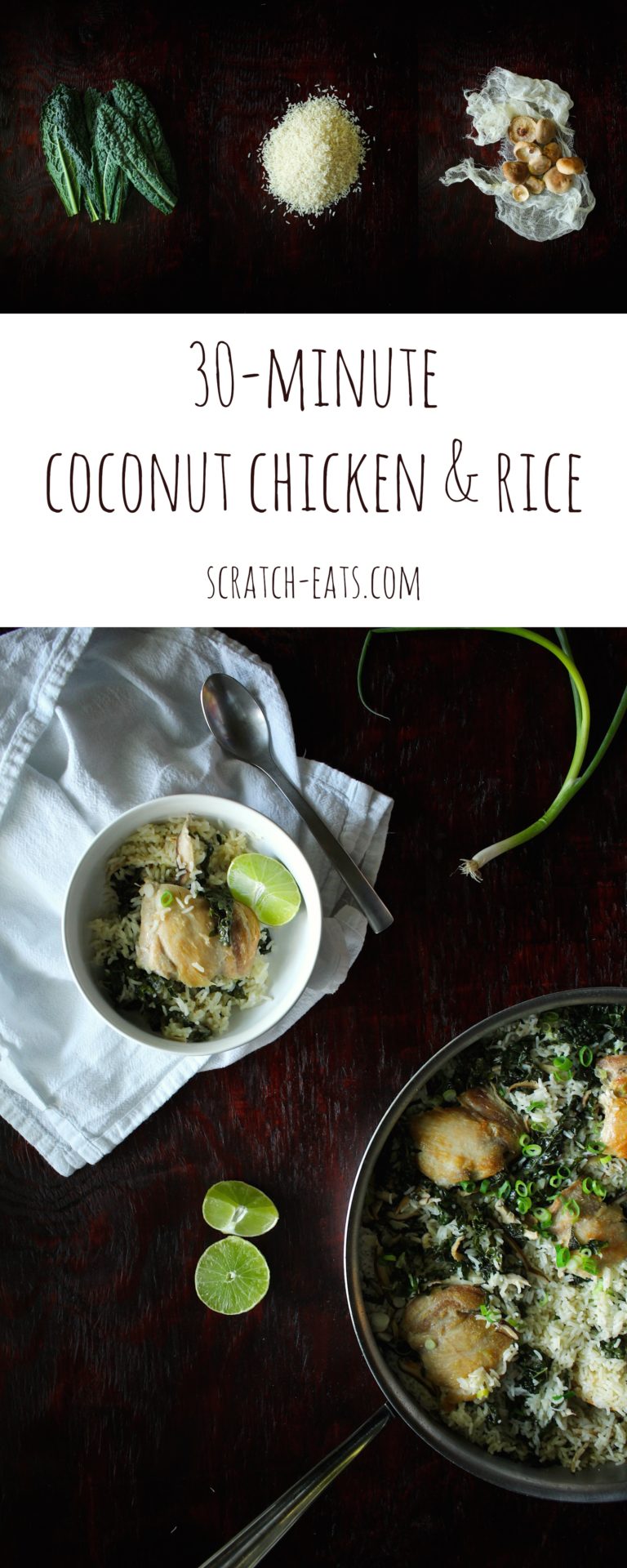 30 minute Coconut Chicken & Rice - Scratch Eats