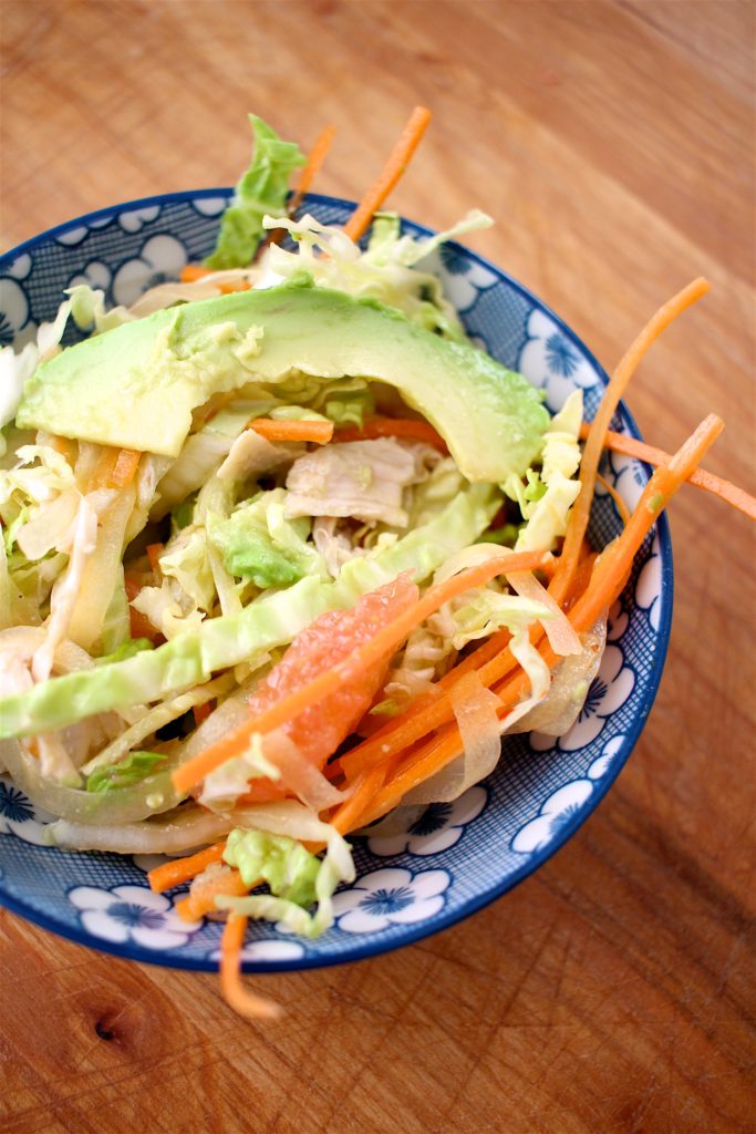 Asian Chicken Salad With Zippy Sesame Dressing Scratch Eats 4514