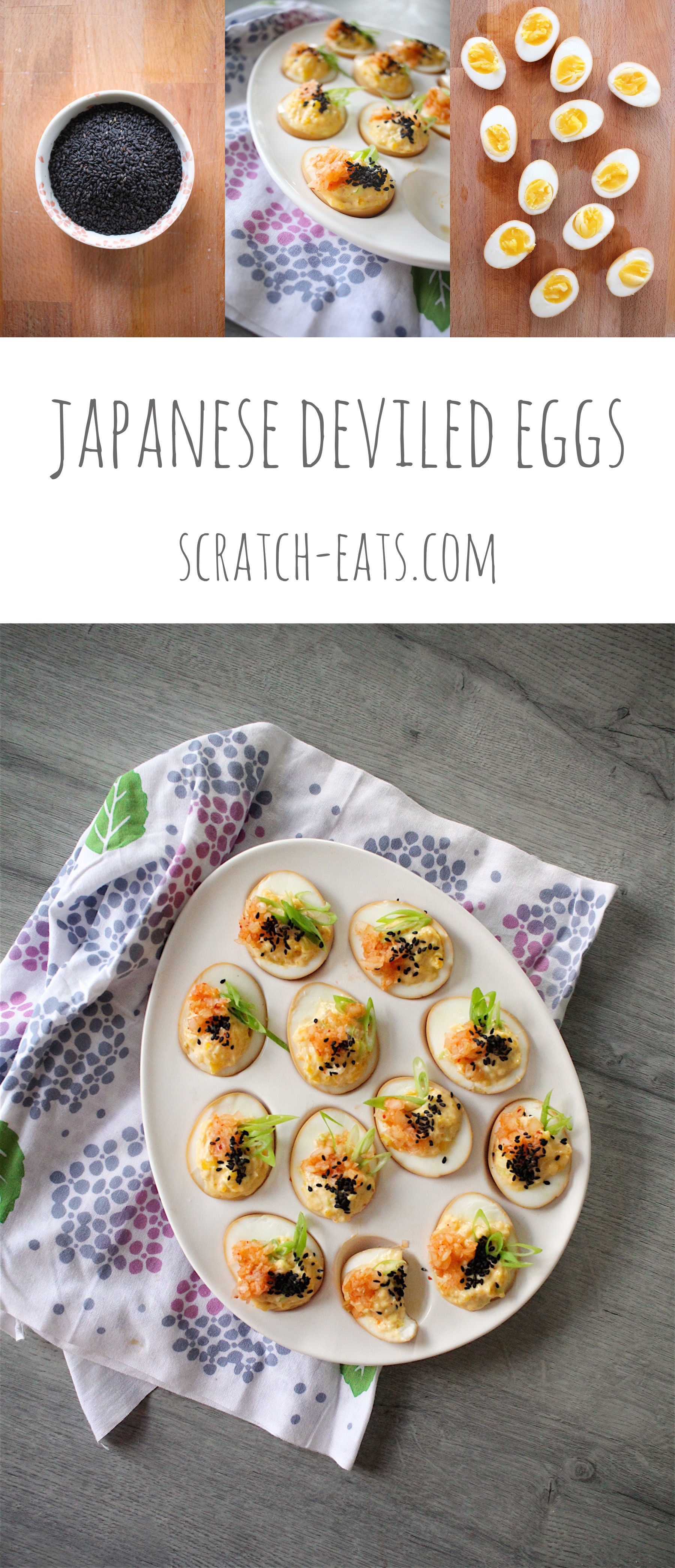 Japanese Deviled Eggs - Scratch Eats